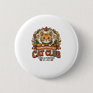 Badge Rond 5 Cm Cadeau de la fête de Thanksgiving pour amateur de 