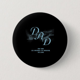 Badge Rond 5 Cm Cadeau de la Fête des Pères – Citation Papa Amour