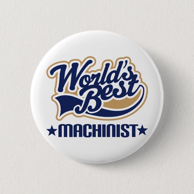 Badge Rond 5 Cm Cadeau de machiniste (Devant)