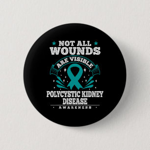 Badge Rond 5 Cm Cadeau De Maladie Du Rein Polykystique - Sensibili