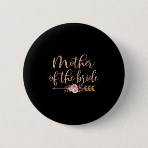 Badge Rond 5 Cm Cadeau de Mariage pour la Mère de la Mariée pour l
