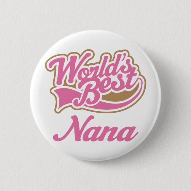 Badge Rond 5 Cm Cadeau de Nana (Devant)