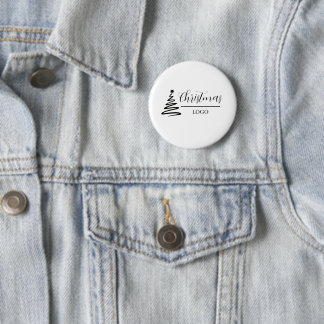 Badge Rond 5 Cm Cadeau de Noël personnalisé T-Shirt moderne person