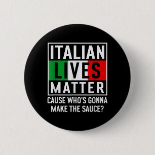 Badge Rond 5 Cm Cadeau de nouveauté de cuisine de vies italiennes