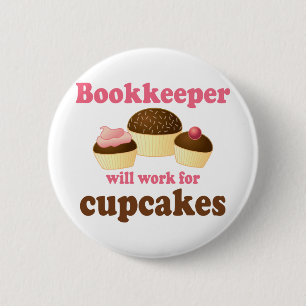 Badge Rond 5 Cm Cadeau de profession de comptable de chocolat