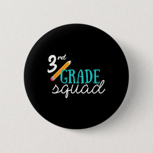 Badge Rond 5 Cm Cadeau de rentrée pour l'enseignant de troisième a