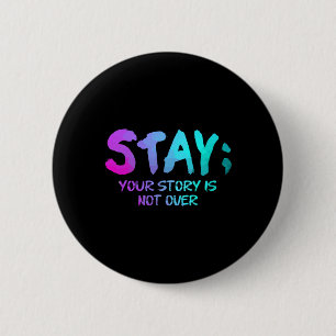 Badge Rond 5 Cm Cadeau de sensibilisation à la prévention du suici