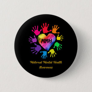 Badge Rond 5 Cm Cadeau de sensibilisation à la santé mentale
