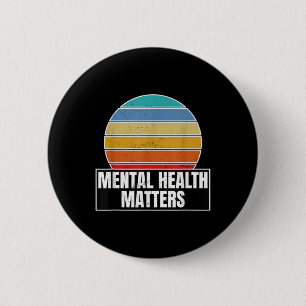 Badge Rond 5 Cm Cadeau De Sensibilisation À La Santé Mentale Pour