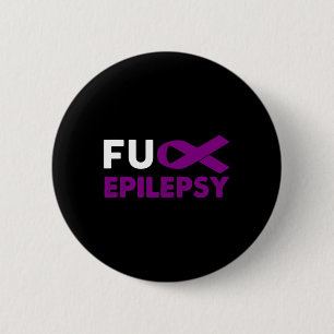 Badge Rond 5 Cm Cadeau de soutien et de sensibilisation à l'épilep