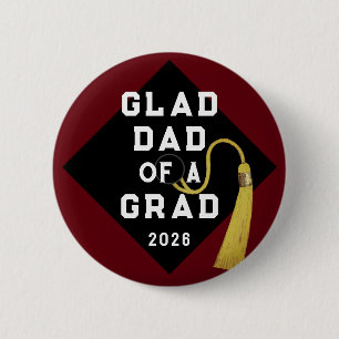 Badge Rond 5 Cm Cadeau de souvenir de papa pour la remise des dipl