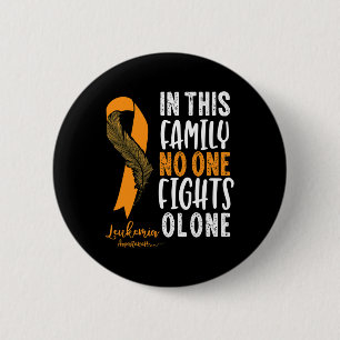 Badge Rond 5 Cm Cadeau de survivant du cancer Ruban Orange de sens