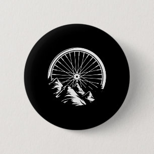 Badge Rond 5 Cm Cadeau de vélo de montagne Mtb de cyclisme de vélo