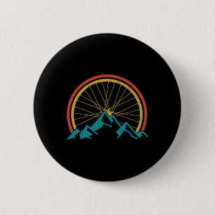 Badge Rond 5 Cm Cadeau de vélo de montagne VTT de descente cyclism