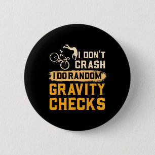 Badge Rond 5 Cm Cadeau de VTT pour un cycliste de montagne