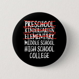 Badge Rond 5 Cm Cadeau d'études élémentaires - Le collège à s