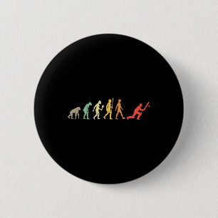 Badge Rond 5 Cm Cadeau d'évolution drôle de cricket Joueur de cric