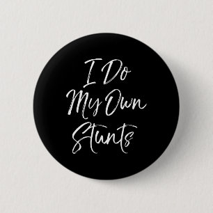 Badge Rond 5 Cm Cadeau drôle de cheerleader Flyer pour filles je f