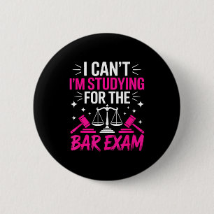 Badge Rond 5 Cm Cadeau drôle pour étudiant en droit - Impossible d