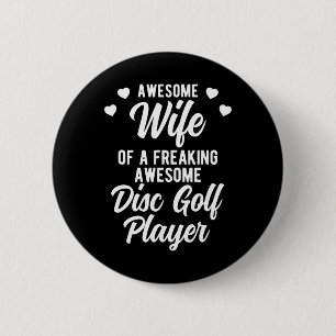Badge Rond 5 Cm Cadeau drôle pour joueur de golf à disque pour mar