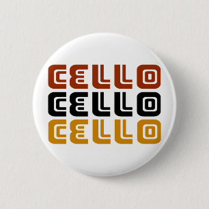Badge Rond 5 Cm Cadeau génial de trio de violoncelle