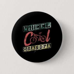 Badge Rond 5 Cm Cadeau Grand-Papa Roue Cool Pour Cycliste Tour à V