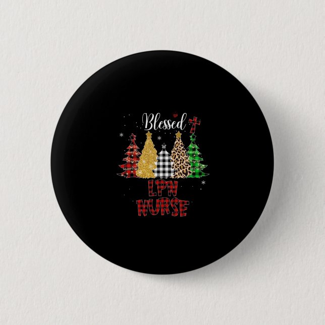 Badge Rond 5 Cm Cadeau infirmière | Infirmière du LPN bienheureuse (Devant)