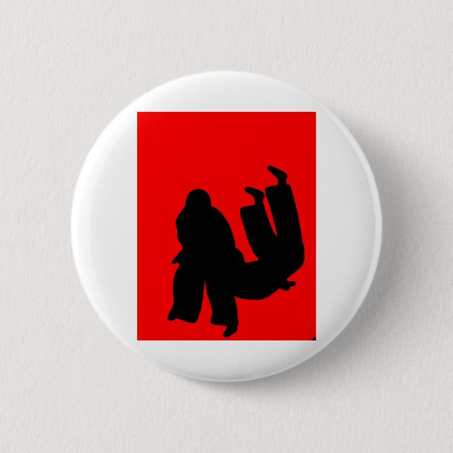 Badge Rond 5 Cm cadeau Judo (Devant)