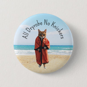 Badge Rond 5 Cm Cadeau pour nager sauvage nager en eau libre