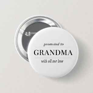 Badge Rond 5 Cm Cadeau pour une nouvelle grand-mère