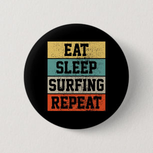 Badge Rond 5 Cm Cadeau Rétro Vintage Surf Surfing