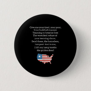 Badge Rond 5 Cm Cadeau Usa Citation Patriotique Nouveau Colosse Em