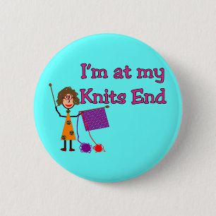 Badge Rond 5 Cm Cadeaux d'amants de Knit