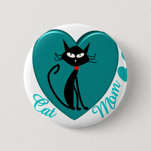 Badge Rond 5 Cm Cadeaux d'amoureux des chats