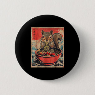 Badge Rond 5 Cm Cadeaux d'anime de Kawaii Écureuil Japonais Mangea