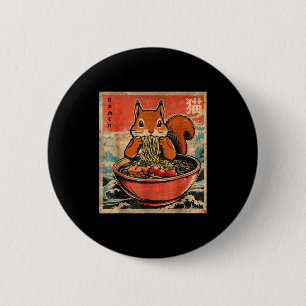 Badge Rond 5 Cm Cadeaux d'anime d'écureuil Kawaii japonais mangean