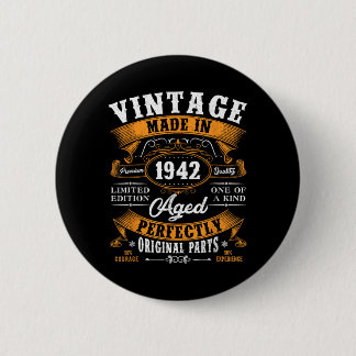 Badge Rond 5 Cm Cadeaux d'anniversaire vintage 85 ans Hommes Femme