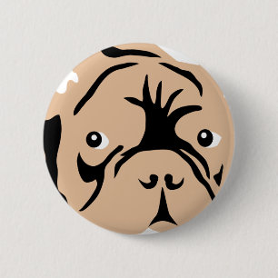 Badge Rond 5 Cm Cadeaux de Bouledogue Français