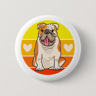 Badge Rond 5 Cm Cadeaux de chien de dessin animé pour les amoureux