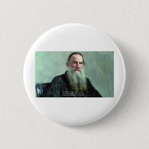 Badge Rond 5 Cm Cadeaux de Citation "Ne Sachez Rien" de Léo Tolsto