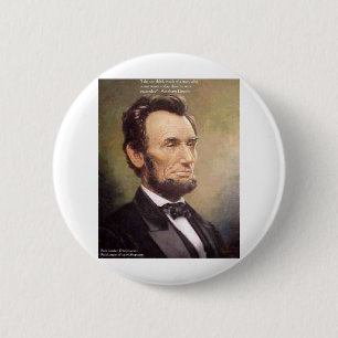 Badge Rond 5 Cm Cadeaux de citations d'Abe Lincoln "Plus sage" T-s
