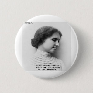 Badge Rond 5 Cm Cadeaux de citations de sagesse "Foi/Force" d'Hele