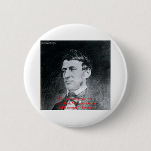 Badge Rond 5 Cm Cadeaux de citations d'Emerson "Créez l'acte" de s