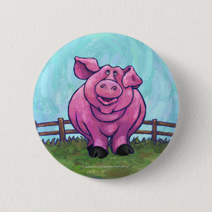 Badge Rond 5 Cm Cadeaux de cochon & Accessoires