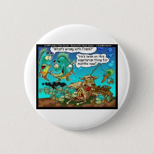 Badge Rond 5 Cm Cadeaux de dessin animé décalés et drôles de piran