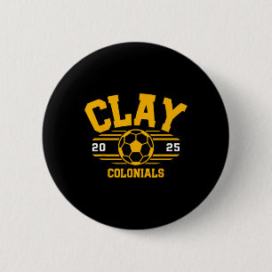 Badge Rond 5 Cm Cadeaux de football Clay Colonials Bylle 2025