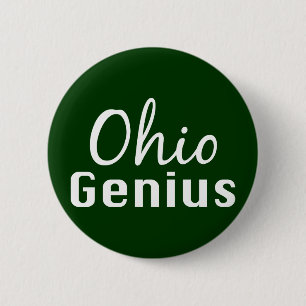 Badge Rond 5 Cm Cadeaux de génie de l'Ohio