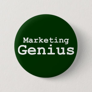 Badge Rond 5 Cm Cadeaux de génie marketing