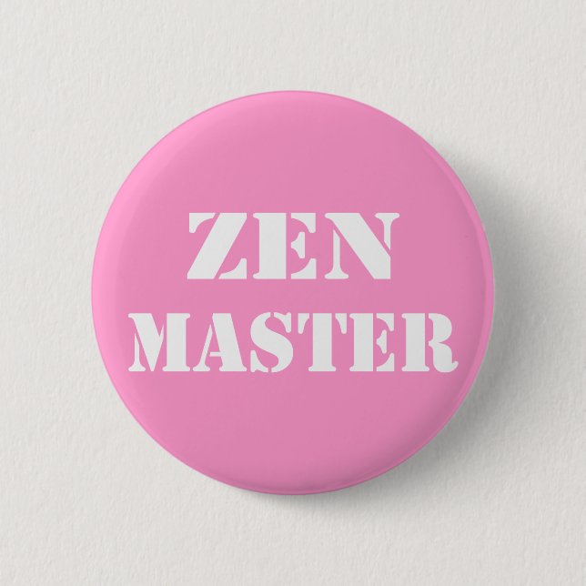 Badge Rond 5 Cm Cadeaux de maître de zen (Devant)