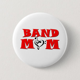 Badge Rond 5 Cm Cadeaux de maman de bande